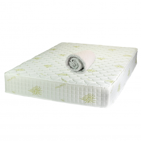 Saltele Pocket - Set Saltea Pocket Spring MILANO 180x200x24 cu Husa Hipoalergenica si Prosop Infasurat