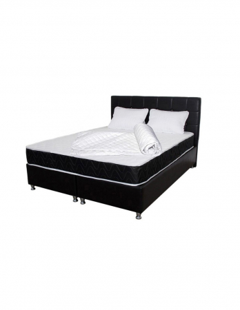 Set saltea superortopedica Lux Luna 140x200 plus 2 perne microfibra 50x70 plus Husa hipoalergenica [3]