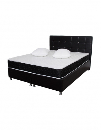 Set Saltea Superortopedica Lux Praga 140x200 cu Doua Perne Microfibra [6]