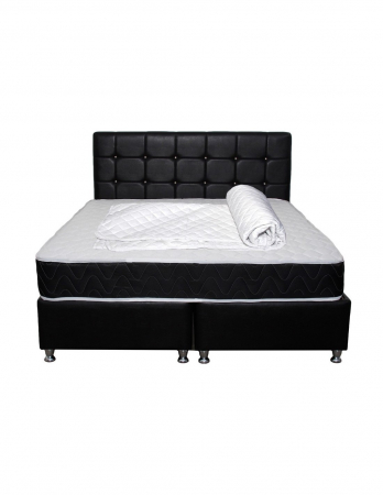 Set Saltea Superortopedica Lux Praga 140x200 cu Husa Hipoalergenica [1]