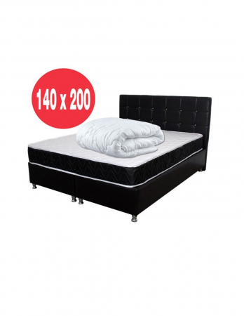 Saltele superortopedice - Set Saltea Superortopedica Lux Praga 140x200 plus Pilota microfibra vara 180x200