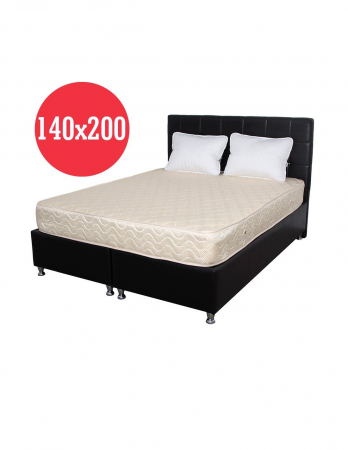 Saltele superortopedice - Set saltea superortopedica Sofia 140x200 cu doua perne din microfibra