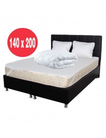 Saltele superortopedice - Set Saltea Superortopedica SOFIA 140x200 cu Perne, Husa si Pilota
