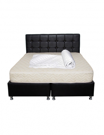 Set Saltea Superortopedica SOFIA 140x200x20 plus Husa hipoalergenica Minet [1]