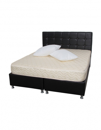 Set saltea superortopedica SOFIA 160x200 cm cu doua perne din microfibra [2]