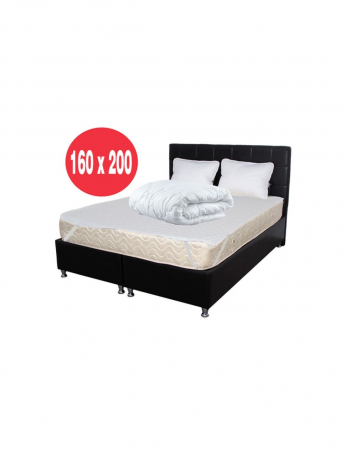 Saltele superortopedice - Set saltea superortopedica SOFIA 160x200 cu perne, husa si pilota