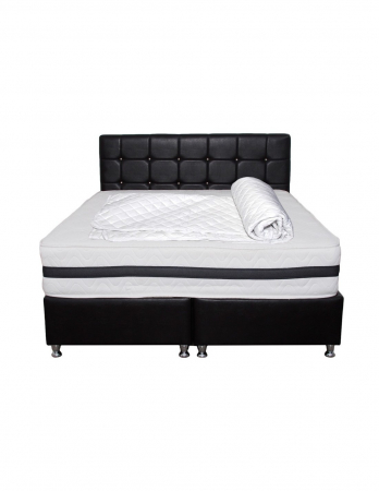 Set saltea superortopedica cu husa hipoalergenica 160x200 [1]