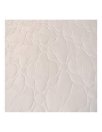 Set saltea cu arcuri Dafin 160x190x22 cm si doua perne din microfibra pe un pat cu tablie maro [4]