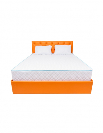 Saltele superortopedice - Set Saltea Uranus Spring Comfort 180x200 cu Doua Perne Microfibra Alba