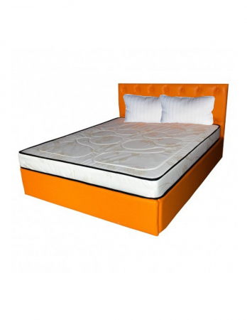 Saltele memory - Set saltea Venus Eco Memory 140x200 cu perne din microfibră, vedere frontală pe fundal alb