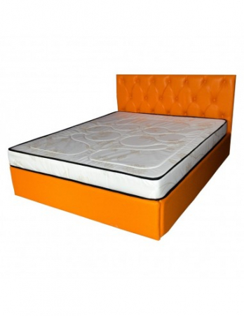 Saltele memory - Set saltea Venus Eco Memory 140x200 cu perne ortopedice si somiera portocalie
