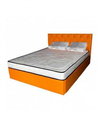 Set saltea portocalie Venus Eco Memory 180x200 cm cu doua perne ortopedice [1]