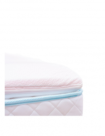 Top Saltea Drimus MemoHR 140x200 cu husa matlasata si cusaturi detaliate [3]