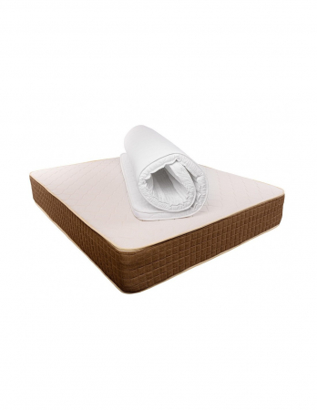 Topper Saltea Spuma Memory Alb 200x200 cm Grosime 5 cm [2]