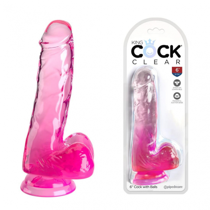 Dildo Roz Transparent 18cm [1]