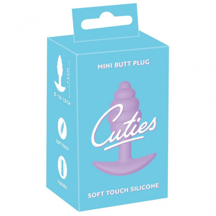 Dop Anal Texturat din Silicon Mov [6]