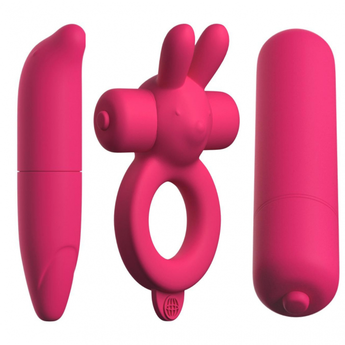 Kit Cuplu Incepatori cu Vibrator si Inel Penis [3]
