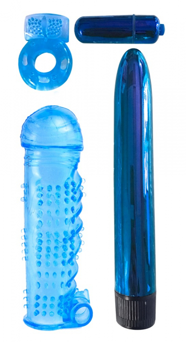 Kit Erotic pentru Cupluri Albastru [1]