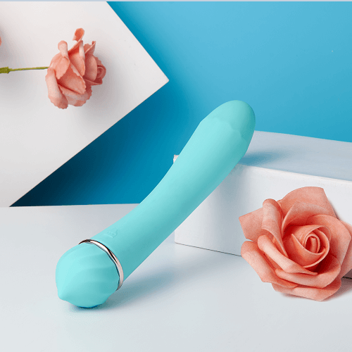 Mina Vibrator clasic din silicon moale 19.5cm verde [5]