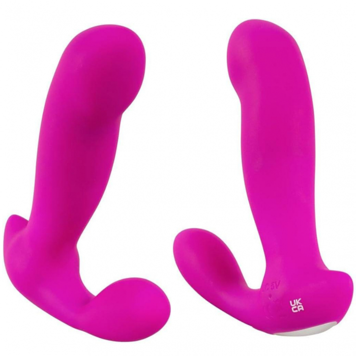Mini Vibrator, 7 moduri de vibratie, Silicon Roz [2]