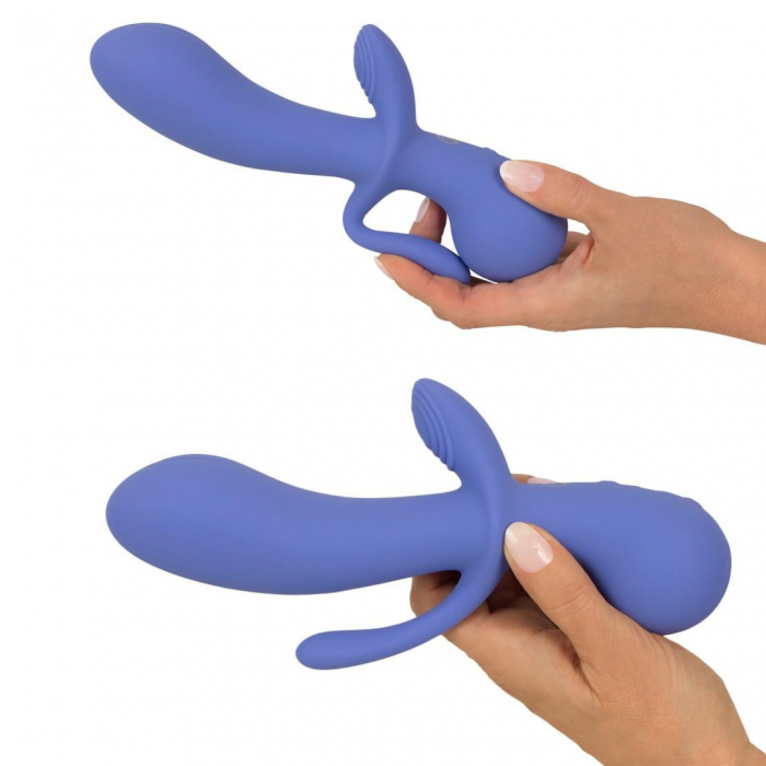 Vibrator Triplu din Silicon Reincarcabil [2]