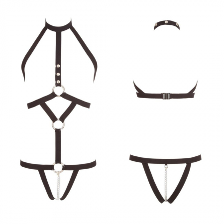 JUCARII FEMEI - Body Bad Kitty Negru S-L