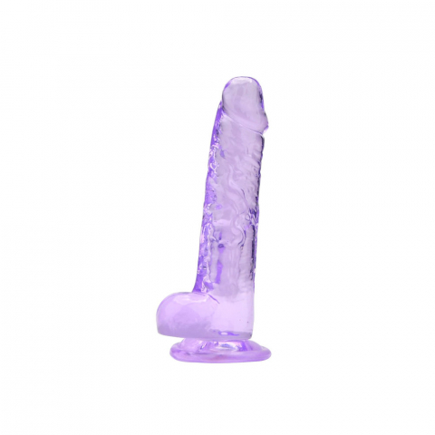 Dildo realist cu testicole 19cm Mov [2]