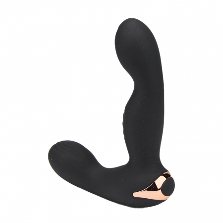 Dop Anal cu Vibratii cu Stimulare Prostata 10cm Negru [2]