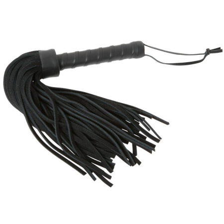 Jucarii Sexuale - Flogger Bici scurt, piele, Zado, 37cm, negru