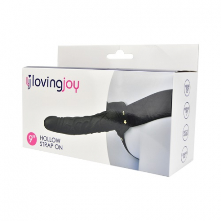 STRAP ON - Ham Strap On cu Dildo 23cm cu interior gol