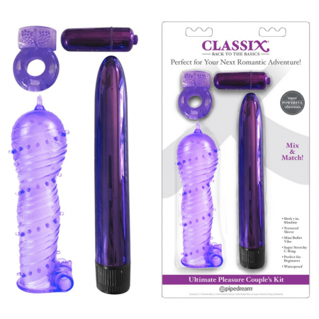 Glont / Bullet - Kit Erotic pentru Cupluri Mov