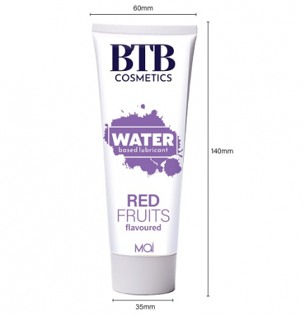 ESENTIALE - Lubrifiant pe baza de apa cu aroma de fructe rosii