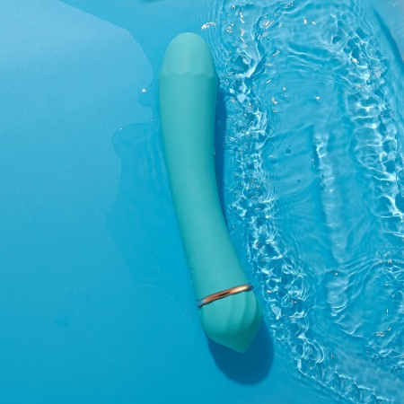 Mina Vibrator clasic din silicon moale 19.5cm verde [5]