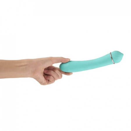 Mina Vibrator clasic din silicon moale 19.5cm verde [1]