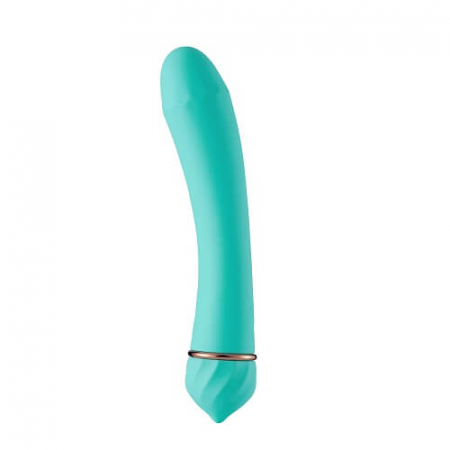 Mina Vibrator clasic din silicon moale 19.5cm verde [7]