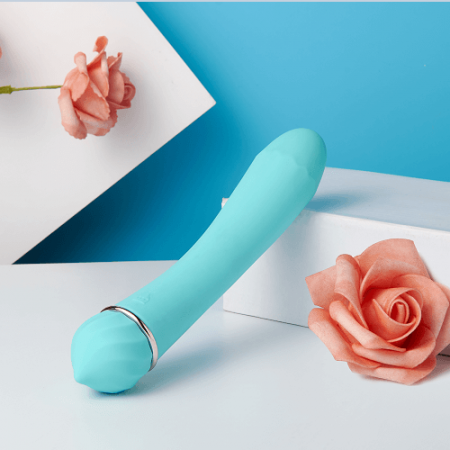 Mina Vibrator clasic din silicon moale 19.5cm verde [4]