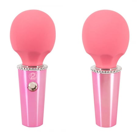 Bagheta - Mini Wand Berry, masaj, You2Toys, 10 moduri de vibratie, 12,7cm, multicolor