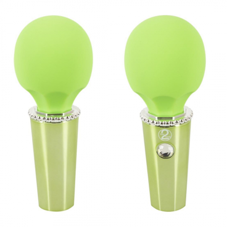 Bagheta - Mini Wand Lemon, masaj, You2Toys, 10 moduri de vibratie, 12,7cm, multicolor