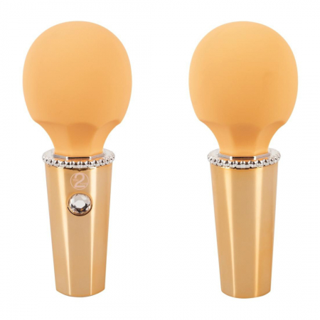 Bagheta - Mini Wand Mango, masaj, You2Toys, 10 moduri de vibratie, 12,7cm, multicolor