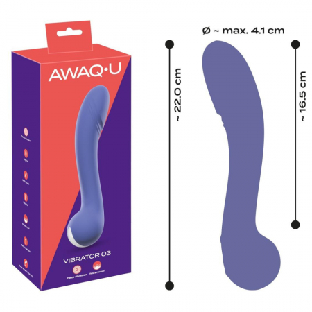 Vibrator cu Stimulare Punct G 10 moduri de Vibratie Mov [2]