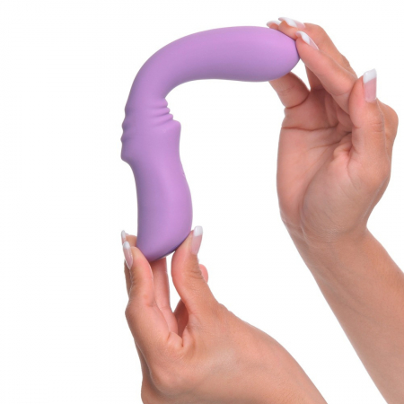 Vibrator Flexibil din Silicon Mov [2]