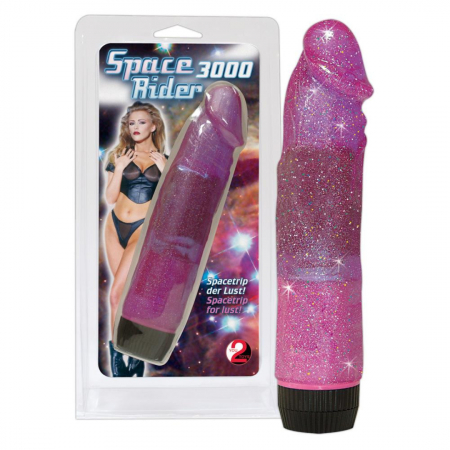 Vibrator Roz Transparent Flexibil 18.5cm [1]