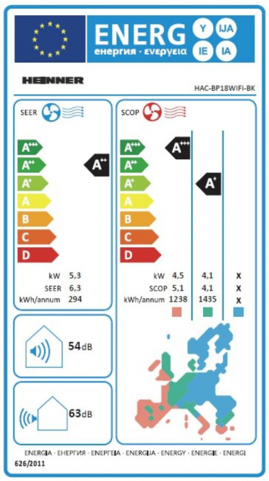 AER CONDITIONAT HEINNER HAC-BP18WIFI-BK [11]