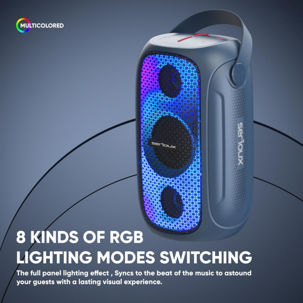 BOXA PORTABILA SERIOUX PARTYBOOM 55W [5]