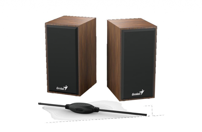 Boxe Genius SP-HF180 cu fir, maro [2]