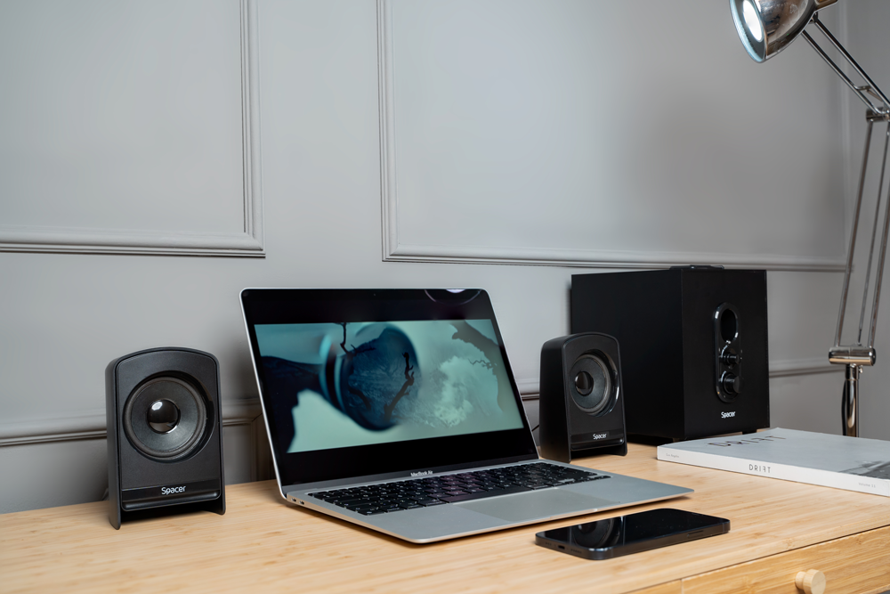 Boxe Spacer 2.1, 20W RMS, cu fir [6]