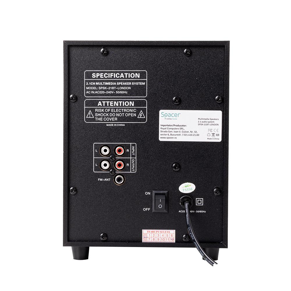 Boxe Spacer 2.1, 20W RMS, cu fir [2]