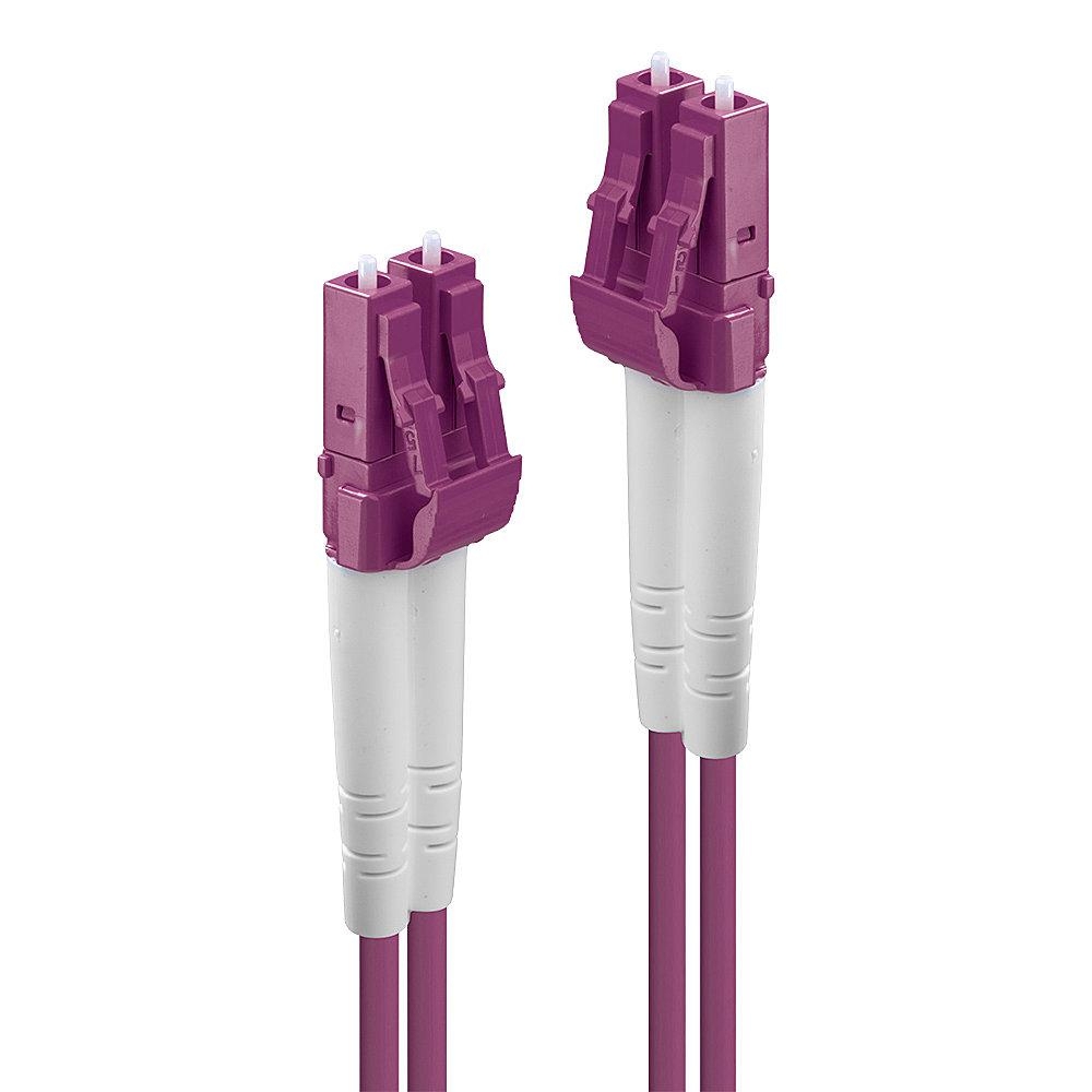 Cablu Fibra Optica Lindy LC/LC OM4, 3m [2]