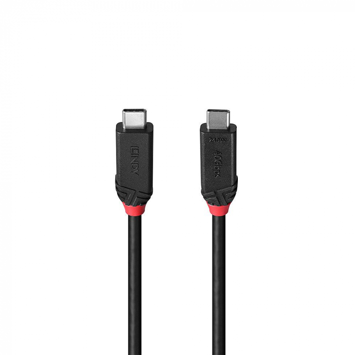 Cablu Lindy 1m Type C Male Black Line [3]