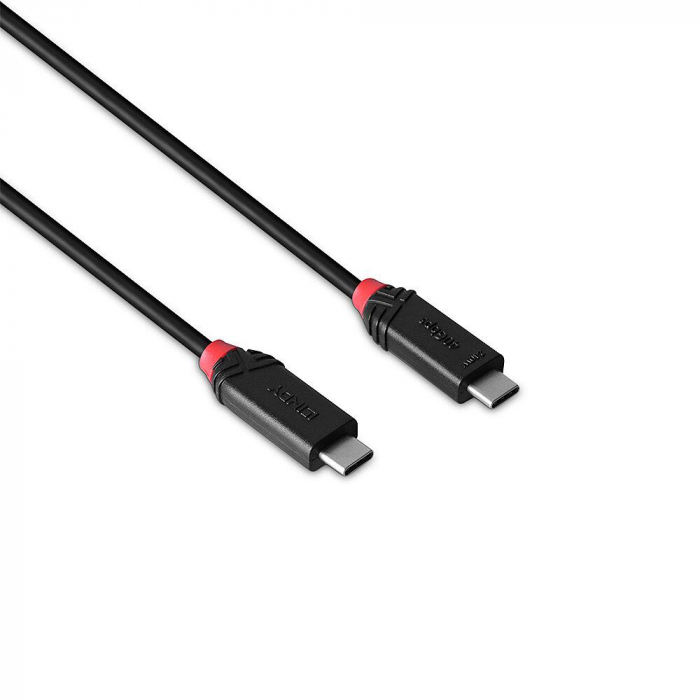 Cablu Lindy 1m Type C Male Black Line [2]
